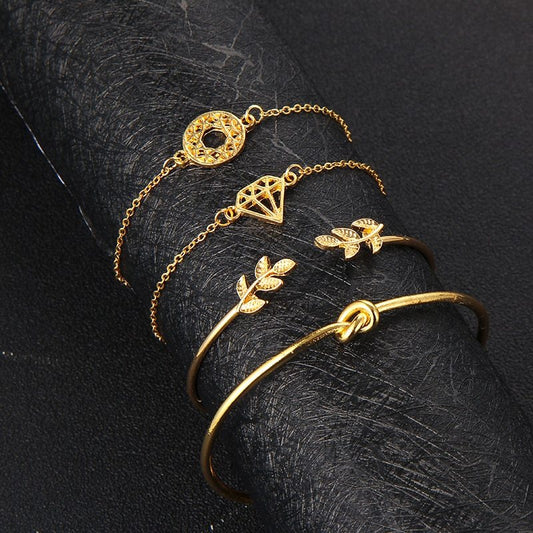 Tocona  T Fashion Bohemia Leaf  Bracelet