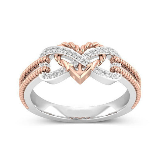Marcatsa Anchor Rope Letter 8  Ring