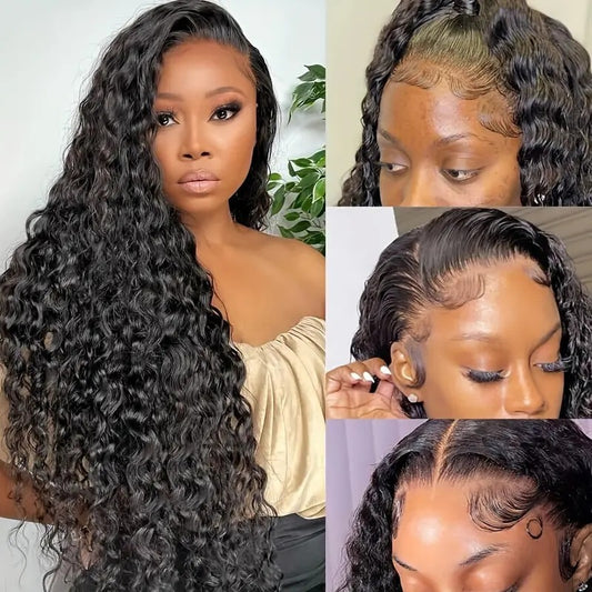 Fashion Front Lace Wigs With Small Curly Hair A