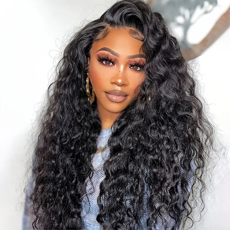 Fashion Front Lace Wigs With Small Curly Hair A