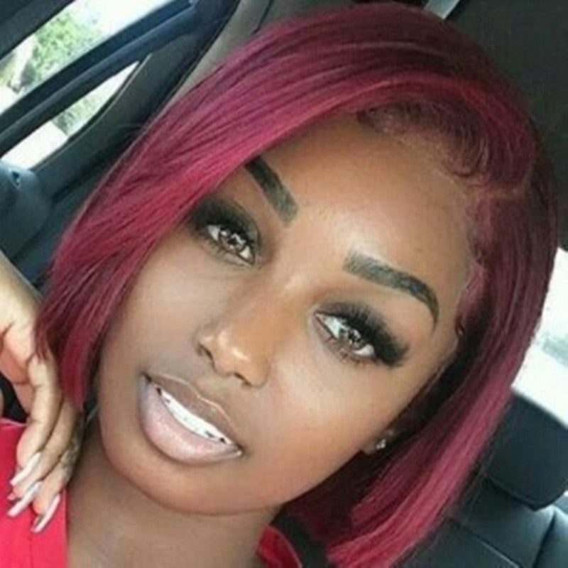 Short Blond Human Hair Wigs