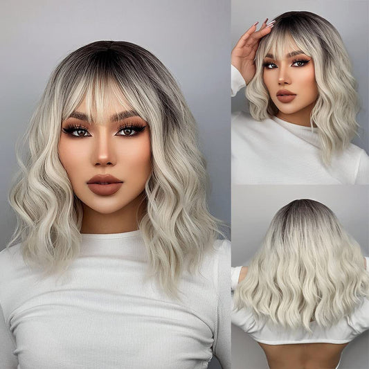 hort Hair Dyeing Human Hair Wigs