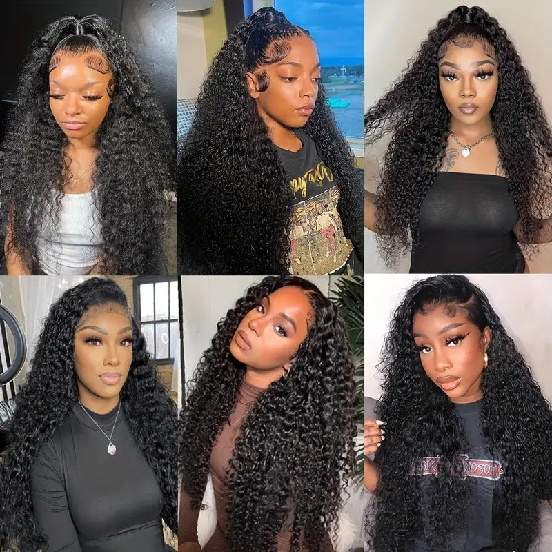 Fashion Front Lace Wigs With Small Curly Hair A