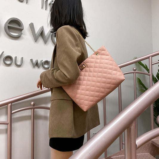 Women's Lingge Shopping Shoulder Bag