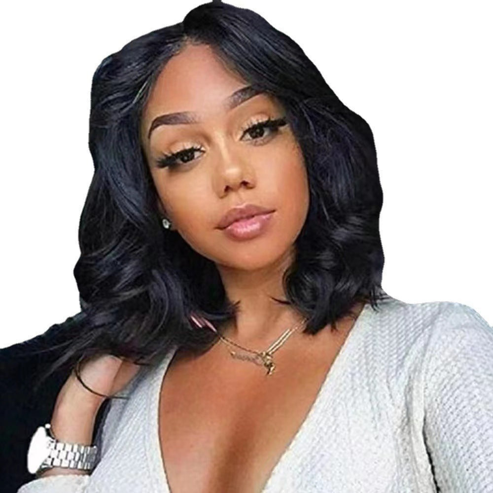 Women's Partial Short Curly Hair Synthetic Wigs Wigs Full-head Wig